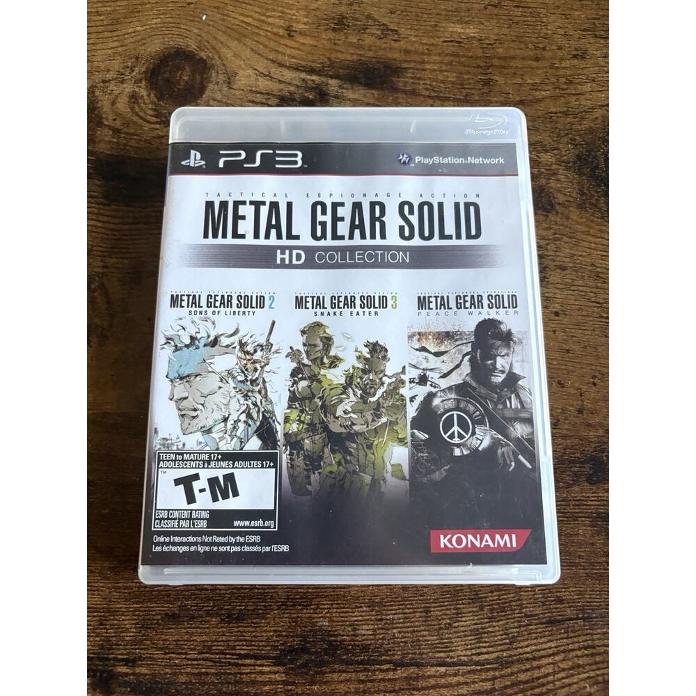 Metal Gear Solid: HD Collection (Sony, Playstation 3, 2011) PS3 Complete CIB